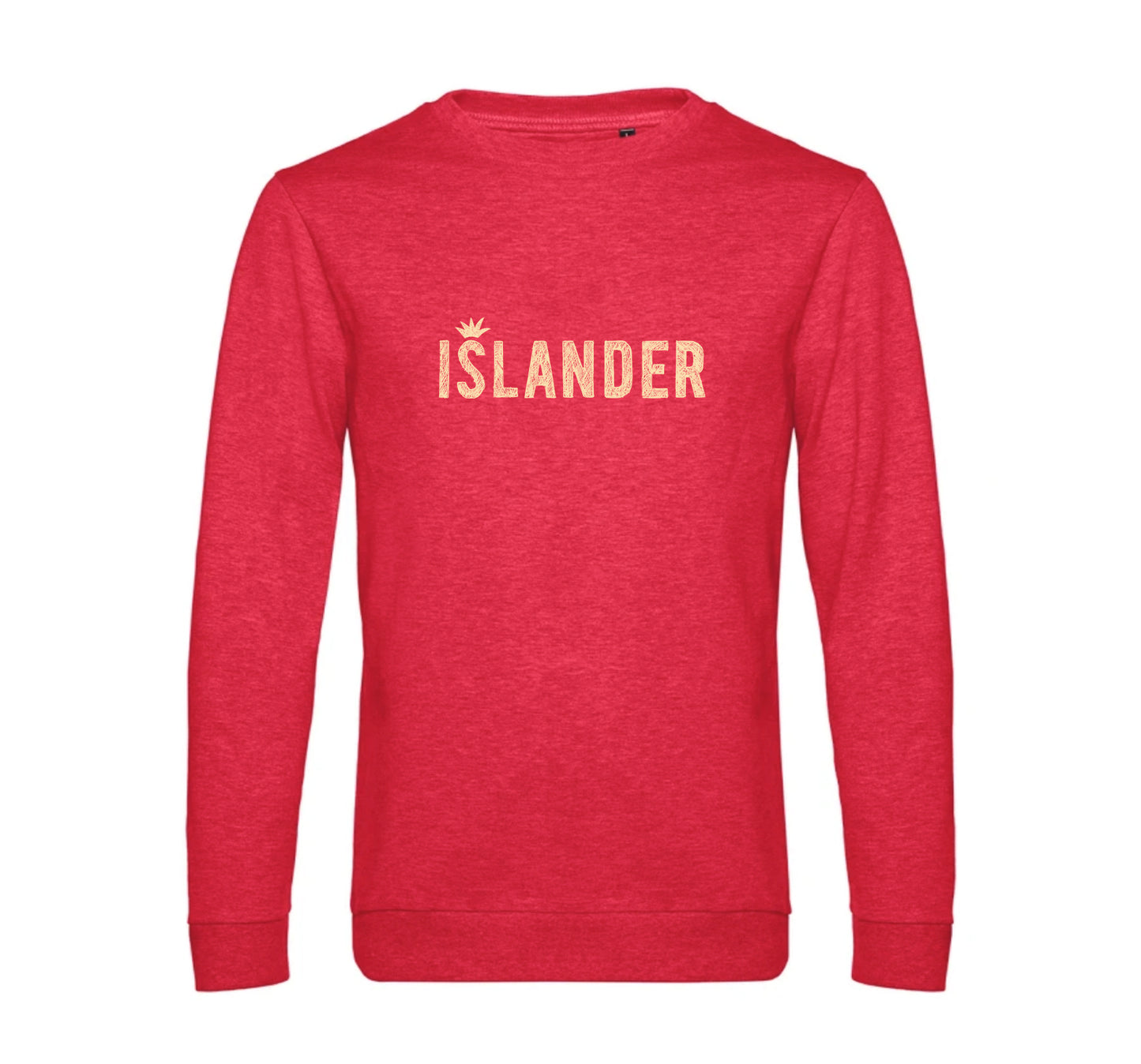 Sweatshirt Vintage R4 Red with Sand Print
