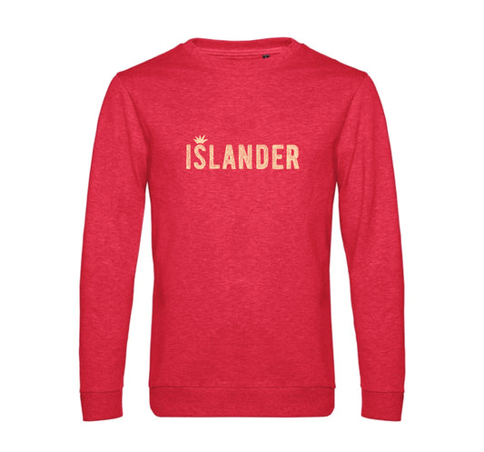 Sweatshirt Vintage R4 Red with Sand Print