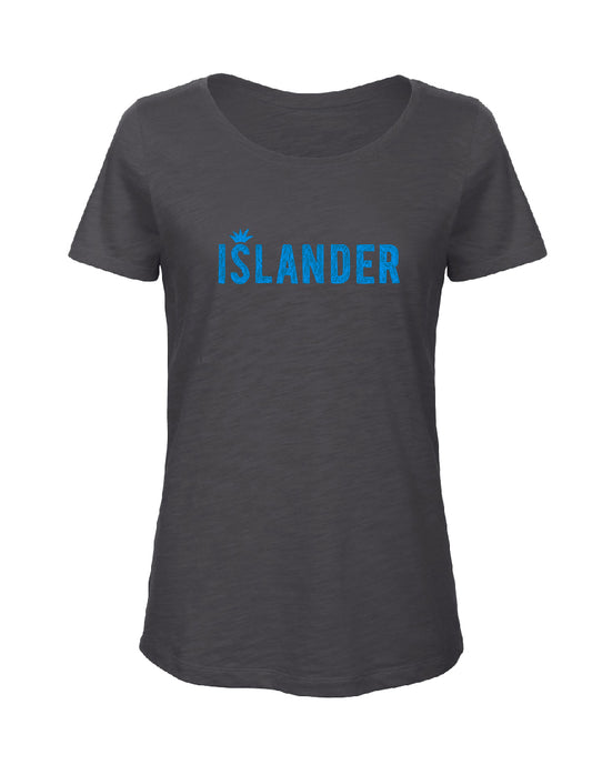 T-Shirt Anthracite Grey with Sea Print